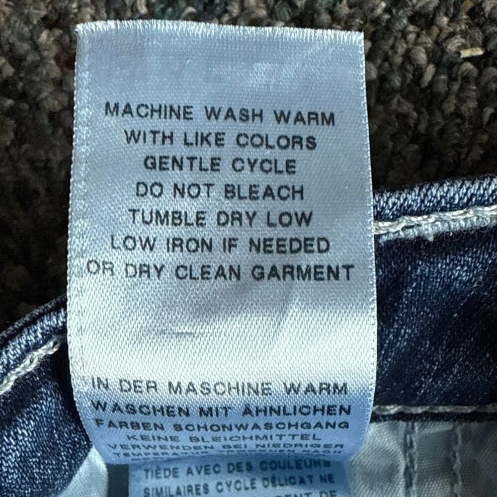True Religion BECCA Mid Rise Bootcut Jeans Western Casual Dark Wash 28 Festival - Picture 6 of 10